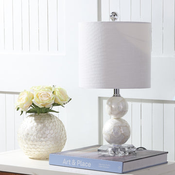 Bailey 19" Seashell LED Table Lamp - JONATHAN Y